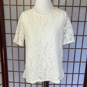 Madewell Lace Box Top